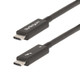 StarTech.com  Câble Thunderbolt 2 m 40 Gbit/s Noir - A40G2MB-TB4-CABLE