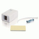 C2G Keystone Jack Surface Mount Box 1-Port Ivory - 03830