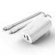 Belkin BOOST CHARGE Smartphone, Tablette Blanc Secteur Charge rapide Intérieure - WCB007DQ1MWH-B5