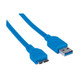 Manhattan  câble USB USB 3.2 Gen 1 (3.1 Gen 1) 2 m USB A Micro-USB B Bleu - 325424 Manhattan  câble USB USB 3.2 Gen 1 (3.1 Gen 1) 2 m USB A Micro-USB B Bleu - 325424