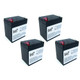 BTI SP12-5-T2-4PK- Batterie de l'onduleur Sealed Lead Acid (VRLA) 12 V - SP12-5-T2-4PK-BTI