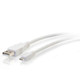 C2G  câble USB USB 2.0 1,8 m USB A Micro-USB B Blanc - 27443