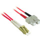 C2G 5m LC/SC Plenum-Rated Duplex 62.5/125 Multimode Fiber Patch Cable câble InfiniBand et à fibres optiques Rouge - 37558