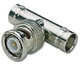 C2G BNC T-Adapter F/M/F Argent - 02047