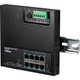 Trendnet  commutateur réseau Gigabit Ethernet (10/100/1000) Connexion Ethernet, supportant l'alimentation via ce port (PoE) Noir - TI-PG102F