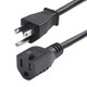StarTech.com  câble électrique Noir 3 m NEMA 5-15P NEMA 5-15R - 231A-8A00-POWER-CORD