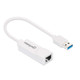 Manhattan Adaptateur réseau Gigabit USB-A, 10/100/1000 Mbit/s, 5 Gbit/s (USB 3.2 Gen 1 / USB 3.0), RJ45, blanc, garantie 3 ans, équivalent à USB31000SW - 506847