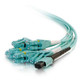 C2G 1m, MPO/6xLC câble InfiniBand et à fibres optiques Turquoise - 31322