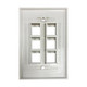 Tripp Lite  Plaque de commutation et obturateur Ivoire - N042AB-006-IVM