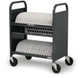 Bretford CUBE Transport Cart Classe mobile de charge et de gestion Charbon de bois - TVCT30AC-CK