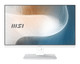 MSI  PC tout en un/station de travail Intel® Core™ i7 i7-1165G7 60,5 cm (23.8") 1920 x 1080 pixels PC All-in-One 16 Go DDR4-SDRAM 512 Go SSD Windows 10 Home Wi-Fi 6 (802.11ax) Blanc - MODERN AM241P 11M-240US