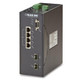 Black Box  commutateur réseau Géré L2 Fast Ethernet (10/100) Connexion Ethernet, supportant l'alimentation via ce port (PoE) Noir - LEH1104A-2GSFP