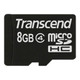 Transcend  mémoire flash 8 Go MicroSDHC Classe 4 - TS8GUSDC4
