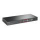 TP-Link  commutateur réseau Non-géré Gigabit Ethernet (10/100/1000) Connexion Ethernet, supportant l'alimentation via ce port (PoE) 1U Noir - TL-SL1218P