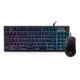iogear  clavier Souris incluse Gaming USB QWERTY Anglais Noir - GKM601