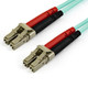 StarTech.com Câble Fibre Optique Multimode de 15m LC/UPC à LC/UPC OM4, Fibre Zipcord 50/125µm LOMMF/VCSEL, Réseaux 100G, Faible Perte d'Insertion, Cordon de Raccordement Fibre LSZH - 450FBLCLC15