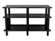 Monoprice Double-Wide 3-Tier AV Stand Noir - 43161