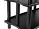 Monoprice Double-Wide 3-Tier AV Stand Noir - 43161
