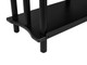 Monoprice Double-Wide 3-Tier AV Stand Noir - 43161