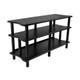 Monoprice Double-Wide 3-Tier AV Stand Noir - 43161