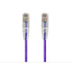 Monoprice 5ft. SlimRun Cat6 UTP câble de réseau Violet 1,524 m U/UTP (UTP) - 14813