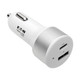 Tripp Lite  chargeur d'appareils mobiles Universel Blanc Allume-cigare Charge rapide Auto - U280-C02-C1A1 Tripp Lite  chargeur d'appareils mobiles Universel Blanc Allume-cigare Charge rapide Auto - U280-C02-C1A1