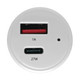 Tripp Lite  chargeur d'appareils mobiles Universel Blanc Allume-cigare Charge rapide Auto - U280-C02-C1A1 Tripp Lite  chargeur d'appareils mobiles Universel Blanc Allume-cigare Charge rapide Auto - U280-C02-C1A1