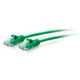C2G Câble de raccordement Ethernet fin Cat6a non blindé (UTP) avec protection anti-accrochage de 4,5 m - Vert - 30158
