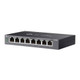 TP-Link Omada  commutateur réseau Non-géré Gigabit Ethernet (10/100/1000) Connexion Ethernet, supportant l'alimentation via ce port (PoE) Noir - DS108GP