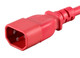 Monoprice  câble électrique Rouge 0,6 m Coupleur C14 Coupleur C13 - 33608