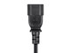 Monoprice  câble électrique Noir 0,3 m Coupleur C14 NEMA 5-15R - 1302