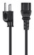 Monoprice  câble électrique Noir NEMA 5-15P IEC C13 - 39782