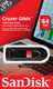 SanDisk Cruzer Glide lecteur USB flash 64 Go USB Type-A 2.0 Noir, Rouge - SDCZ60-064G-B35