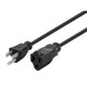 Monoprice  câble électrique Noir 0,3 m NEMA 5-15P NEMA 5-15R - 5298