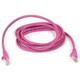 Belkin Cat6 Cable UTP 10ft Pink câble de réseau Rose 3 m - A3L980-10-PNK-S