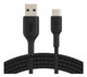 Belkin  câble USB 1 m USB A USB C Noir - CAB002BT1MBK