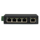 StarTech.com Switch Ethernet industriel non géré à 5 ports - Commutateur réseau 10/100 a montage sur rail DIN - IES5102