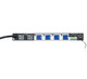 Accu-Tech  unité de distribution d'énergie 6 sortie(s) CA 1U Noir - RLNK-SW620R-NS