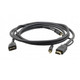 Kramer Electronics C-MHMA/MHMA câble HDMI 1,8 m HDMI + 3.5mm Noir - 97-0141006