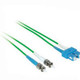 C2G 1m ST/SC Duplex 50/125 Multimode Fiber Patch Cable câble InfiniBand et à fibres optiques Vert - 37310