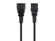 Monoprice  câble électrique Noir 0,61 m Coupleur C14 IEC C13 - 24191