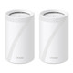TP-Link Deco BE65 Tri-bande (2,4 GHz / 5 GHz / 6 GHz) Wi-Fi 7 (802.11be) Blanc 4 Interne - DECO BE65(2-PACK)