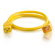 C2G 5ft, IEC320C20/IEC320C19 Jaune 1,5 m Coupleur C20 Coupleur C19 - 17736