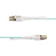 StarTech.com Câble Fibre Optique Multimode LC à LC (UPC) OM4 de 4m avec Languettes Push-Pull, 50/125µm, Réseaux 100G, Insensible à la Courbure, Faible Perte d'Insertion, Cordon de Raccordement Fibre LSZH - 450FBLCLC4PP