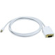 Monoprice Mini DisplayPort/VGA, 1.8288 m 1,8288 m VGA (D-Sub) Blanc - 6003