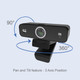 Adesso CyberTrack K1 webcam 2,1 MP 1920 x 1080 pixels USB 2.0 Noir - CYBERTRACK K1
