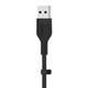Belkin BOOST↑CHARGE Flex câble USB USB 2.0 2 m USB A USB C Noir - CAB008BT2MBK