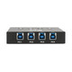 Tripp Lite  hub & concentrateur USB 3.2 Gen 1 (3.1 Gen 1) Type-A 5000 Mbit/s Noir - U359-004
