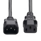 StarTech.com  câble électrique Noir 0,3 m Coupleur C14 Coupleur C13 - 8713-8100-POWER-CORD