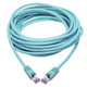 Tripp Lite  câble de réseau Couleur aqua 10,68 m Cat6a S/UTP (STP) - N262-035-AQ